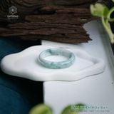  Vòng Khối Ngọc Phỉ Thúy Lam Thiên Hoa Bay Cao Cấp Bản Hẹ 13 x 6 x 54.6 (Không Kén Mệnh) 2535589 