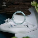  Vòng Khối Ngọc Phỉ Thúy Lam Thiên Hoa Bay Cao Cấp Bản Hẹ 10.9 x 7.4 x 54.6 (Không Kén Mệnh) 2535586 