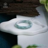  Vòng Khối Ngọc Phỉ Thúy Lam Thiên Hoa Bay Cao Cấp Bản Hẹ 11.3 x 7.3 x 54 (Không Kén Mệnh) 2535587 