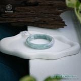  Vòng Khối Ngọc Phỉ Thúy Lam Thiên Hoa Bay Cao Cấp Bản Hẹ 11.3 x 7.3 x 54 (Không Kén Mệnh) 2535587 