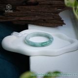  Vòng Khối Ngọc Phỉ Thúy Lam Thiên Hoa Bay Phớt Xanh Cay Cao Cấp Bản Hẹ 10 x 7.3 x 57.5 (Không Kén Mệnh) 2535584 