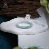  Vòng Khối Ngọc Phỉ Thúy Lam Thiên Hoa Bay Phớt Xanh Cay Cao Cấp Bản Oval 8.4 x 6 x 47.2 x 54.1 (Không Kén Mệnh) 2535579 