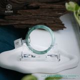  Vòng Khối Ngọc Phỉ Thúy Jade A Lục Táo Phiêu Hoa (MONET) Cao Cấp Bản Hẹ 11.3 x 7.8 x 54.4 (Không Kén Mệnh) 2535582 