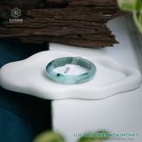 Vòng Khối Ngọc Phỉ Thúy Jade A Lục Táo Phiêu Hoa (MONET) Cao Cấp Bản Hẹ 11.3 x 7.8 x 54.4 (Không Kén Mệnh) 2535582 