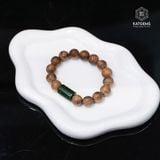  Vòng Đơn Trầm Banh Cam 12,5ly Mix Lu Thống Ngọc Bích Canada (Không Kén Mệnh) 