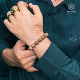  Vòng Đơn Trầm Banh Cam 12,5ly (Không Kén Mệnh) 