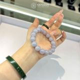  Vòng Đơn Độc Bản Ngọc Phỉ Thuý Tím Tử La Lan 12ly V2-131006 (Không Kén Mệnh) 