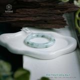  Vòng Khối Ngọc Phỉ Thúy Hoa Bay Cao Cấp Bản Hẹ 9.6 x 8.5 x 56 (Không Kén Mệnh) 2536997 