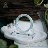  Vòng Khối Ngọc Phỉ Thúy Hoa Bay Cao Cấp Bản Hẹ 9.6 x 8.5 x 56 (Không Kén Mệnh) 2536997 