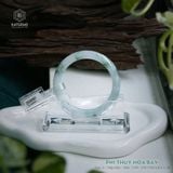  Vòng Khối Ngọc Phỉ Thúy Hoa Bay Cao Cấp Bản Hẹ 9.6 x 8.5 x 56 (Không Kén Mệnh) 2536997 