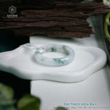  Vòng Khối Ngọc Phỉ Thúy Hoa Bay Cao Cấp Bản Hẹ 12.8 x 7.5 x 53.7 (Không Kén Mệnh) 2537002 