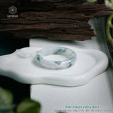  Vòng Khối Ngọc Phỉ Thúy Hoa Bay Cao Cấp Bản Hẹ 12.8 x 7.5 x 53.7 (Không Kén Mệnh) 2537002 
