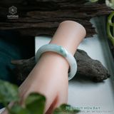  Vòng Khối Ngọc Phỉ Thúy Hoa Bay Cao Cấp Bản Hẹ 12.8 x 7.5 x 53.7 (Không Kén Mệnh) 2537002 