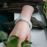  Vòng Khối Ngọc Phỉ Thúy Hoa Bay Cao Cấp Bản Hẹ 11.3 x 7.6 x 54 (Không Kén Mệnh) 2536999 