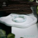  Vòng Khối Ngọc Phỉ Thúy Hoa Bay Cao Cấp Bản Hẹ 10.5 x 8.2 x 54.8 (Không Kén Mệnh) 2537001 
