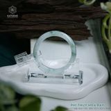  Vòng Khối Ngọc Phỉ Thúy Hoa Bay Cao Cấp Bản Hẹ 10.5 x 8.2 x 54.8 (Không Kén Mệnh) 2537001 