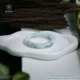  Vòng Khối Ngọc Phỉ Thúy Hoa Bay Cao Cấp Bản Hẹ 10.5 x 8.2 x 54.8 (Không Kén Mệnh) 2537001 