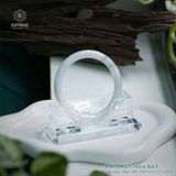  Vòng Khối Ngọc Phỉ Thúy Hoa Bay Cao Cấp Bản Đũa 7.3 x 7.7 x 56.3 (Không Kén Mệnh) 2537004 