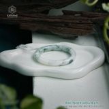  Vòng Khối Ngọc Phỉ Thúy Hoa Bay Cao Cấp Bản Đũa 9.5 x 9.5 x 57.1 (Không Kén Mệnh) 2537009 