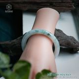  Vòng Khối Ngọc Phỉ Thúy Hoa Bay Cao Cấp Bản Đũa 9.6 x 9.3 x 57.2 (Không Kén Mệnh) 2537006 