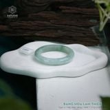  Vòng Khối Ngọc Phỉ Thúy Băng Hoa Lam Thiên Cao Cấp Bản Hẹ 11.6 x 8.6 x 55.6 (Không Kén Mệnh) 2538558 