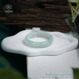  Vòng Khối Ngọc Phỉ Thúy Băng Hoa Lam Thiên Cao Cấp Bản Hẹ 14.2 x 8.6 x 57.2 (Không Kén Mệnh) 2538559 