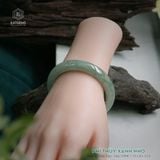  Vòng Khối Ngọc Phỉ Thúy Xanh Nho Cao Cấp Bản Hẹ 11.2 x 7.7 x 57.5 (Không Kén Mệnh) 2527948 