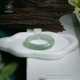  Vòng Khối Ngọc Phỉ Thúy Xanh Nho Cao Cấp Bản Hẹ 11.2 x 7.7 x 57.5 (Không Kén Mệnh) 2527948 