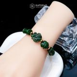  Vòng Dây Cáp Ngọc Bích Canada Vip Ngũ Điếu Mix Hồ Ly, Cỏ 4 Lá (Không Kén Mệnh) 