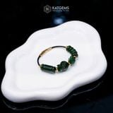  Vòng Dây Cáp Ngọc Bích Canada Vip Ngũ Điếu Mix Hồ Ly, Cỏ 4 Lá (Không Kén Mệnh) 