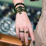  Vòng Chuỗi Ngọc Bích Canada Cao Cấp Vip 6Ly Mix Lu Thống, Ngũ Điếu, Charm Túi Tiền Vàng Trang Sức (Không Kén Mệnh) 