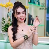  Vòng Chuỗi Ngọc Bích Canada Cao Cấp Vip 6Ly Mix Lu Thống, Ngũ Điếu, Charm Túi Tiền Vàng Trang Sức (Không Kén Mệnh) 