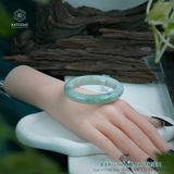  Vòng Khối Ngọc Phỉ Thúy Băng Hoa Lam Thiên Cao Cấp Bản Hẹ 11.6 x 8.6 x 55.6 (Không Kén Mệnh) 2538558 