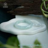  Vòng Khối Ngọc Phỉ Thúy Xanh Ngọc Điểm Hoa Bay Cao Cấp Bản Hẹ 13.2 x 8.6 x 58.5 (Không Kén Mệnh) 2541068 