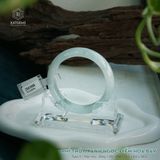  Vòng Khối Ngọc Phỉ Thúy Xanh Ngọc Điểm Hoa Bay Cao Cấp Bản Hẹ 13.2 x 8.6 x 58.5 (Không Kén Mệnh) 2541068 