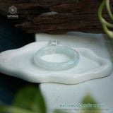 Vòng Khối Ngọc Phỉ Bạch Ngọc Phớt Xanh Cao Cấp Bản Hẹ 12.5 x 8.5 x 58.5 (Không Kén Mệnh) 2541064 