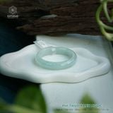  Vòng Khối Ngọc Phỉ Thúy Xanh Ngọc Cao Cấp Bản Hẹ 12.8 x 7.8 x 56 (Không Kén Mệnh) 2541066 