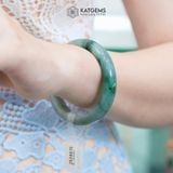  Bộ Trang Sức Thiết Kế Lục Bảo Cát Tường Mặt Ngọc Phỉ Thúy Type A KT 12 x10 x 6 (Không Kén Mệnh) 