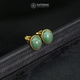  Bộ Trang Sức Thiết Kế Lục Bảo Cát Tường Mặt Ngọc Phỉ Thúy Type A KT 12 x10 x 6 (Không Kén Mệnh) 