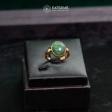  Bộ Trang Sức Thiết Kế Lục Bảo Cát Tường Mặt Ngọc Phỉ Thúy Type A KT 12 x10 x 6 (Không Kén Mệnh) 