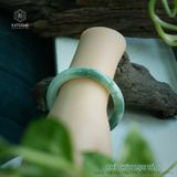  Vòng Khối Ngọc Phỉ Thúy Lục Táo Cao Cấp Bản Đũa 9.5 x 9.5 x 55.9 (Không Kén Mệnh) 2541057 