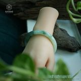  Vòng Khối Ngọc Phỉ Thúy Lục Táo Cao Cấp Bản Đũa 9.5 x 9.5 x 55.9 (Không Kén Mệnh) 2541059 