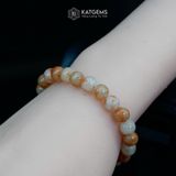  Vòng Đơn Ngọc Hồng Phỉ 7.6ly 2-131007 (Không Kén Mệnh) 