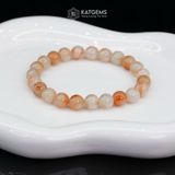  Vòng Đơn Ngọc Hồng Phỉ 7.6ly 2-131007 (Không Kén Mệnh) 