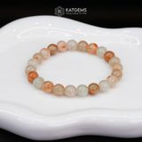  Vòng Đơn Ngọc Hồng Phỉ 7.6ly 2-131007 (Không Kén Mệnh) 