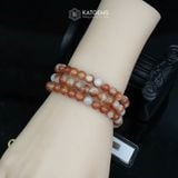  Vòng Chuỗi Ngọc Hồng Phỉ 6.6ly VIP-1270010  (Không Kén Mệnh) 