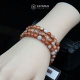  Vòng Chuỗi Ngọc Hồng Phỉ 6.6ly VIP-1270010  (Không Kén Mệnh) 