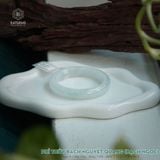  Vòng Khối Ngọc Phỉ Bạch Nguyệt Quang (Bạch Ngọc) Cao Cấp Bản Hẹ 12.2 x 7.9 x 56.5 (Không Kén Mệnh) 2541062 