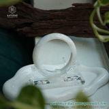  Vòng Khối Ngọc Phỉ Bạch Ngọc Phớt Tím Cao Cấp Bản Hẹ 12.2 x 8.9 x 59.2 (Không Kén Mệnh) 2541071 