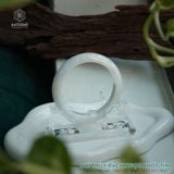  Vòng Khối Ngọc Phỉ Bạch Ngọc Phớt Tím Cao Cấp Bản Hẹ 12.2 x 8.9 x 59.2 (Không Kén Mệnh) 2541071 